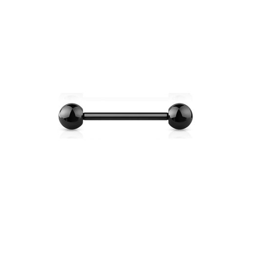Surgical Steel Externally Threaded Colored Barbell