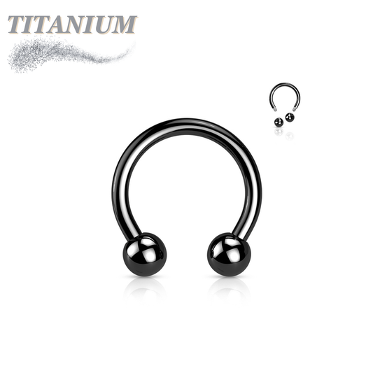 Colored Titanium Horseshoes External Thread