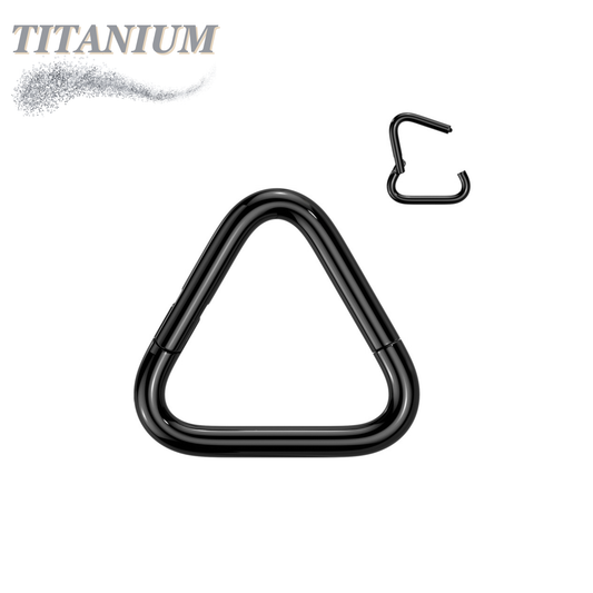 Titanium Hinge Triangle Rings