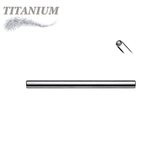 Titanium Internal Thread Straight Barbell (Post Only)