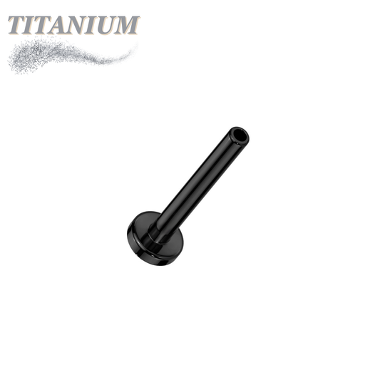 Titanium Threadless Flat Back Labret (Post Only) 2.5mm Base