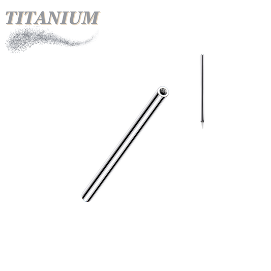 Threadless Barbell Titanium Post Only