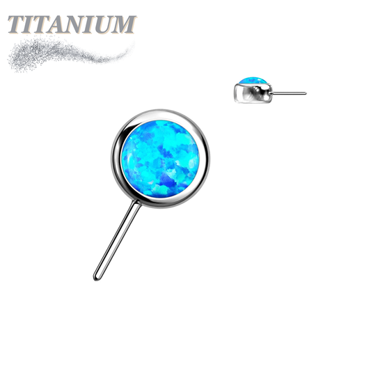 Threadless Front Facing Bezel Opal Top Only (Clearance)