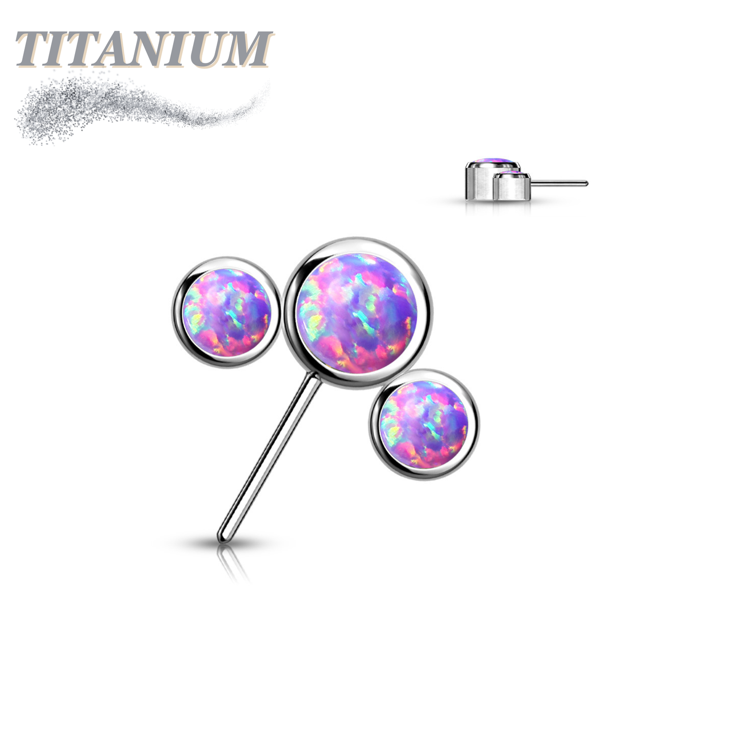 Threadless Front Facing 3 Opal Curve Top Only