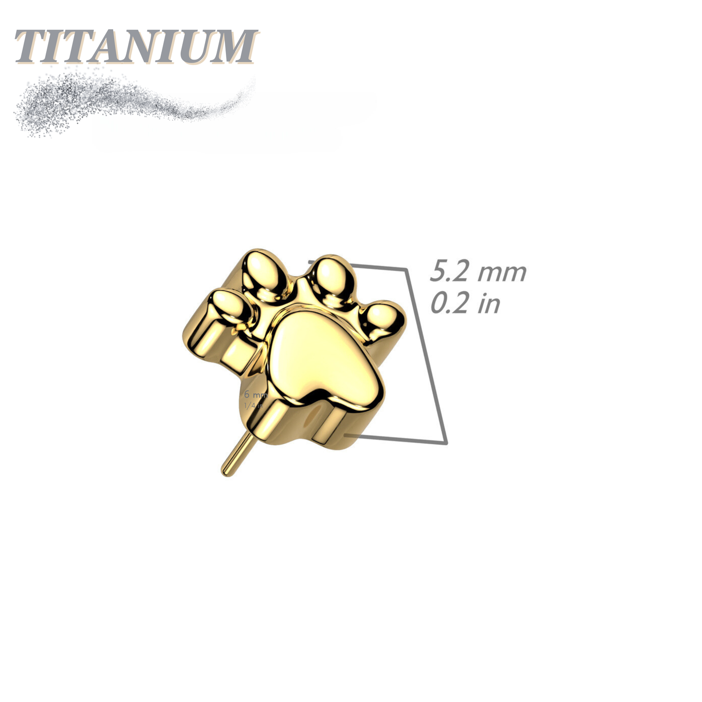 Threadless Titanium Paw Print Top Only