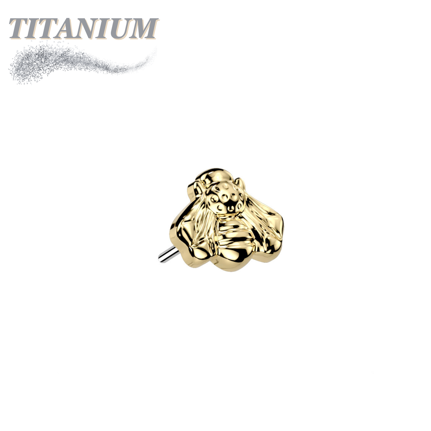 Titanium Threadless Bee Top Only