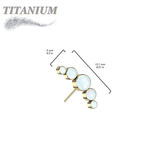 Threadless Front Facing 5 Opal Curve Top Only