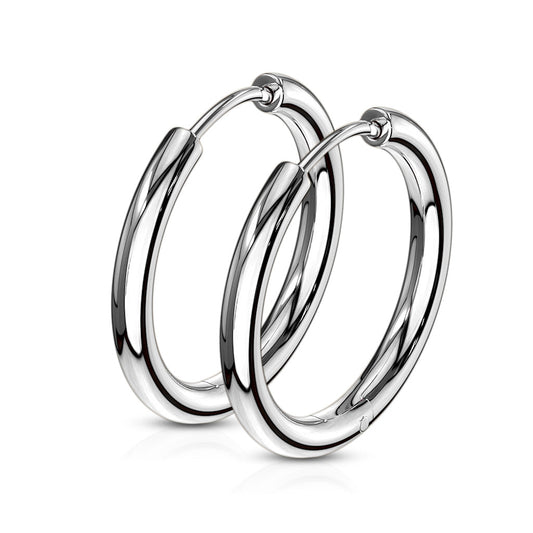 Large Ring Hinged Earrings (per pair)