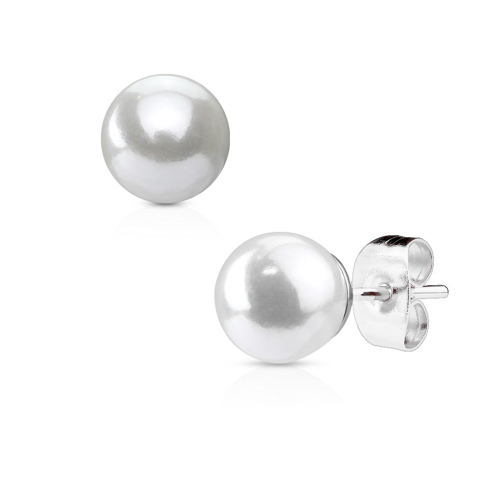 Synthetic Pearl Earrings