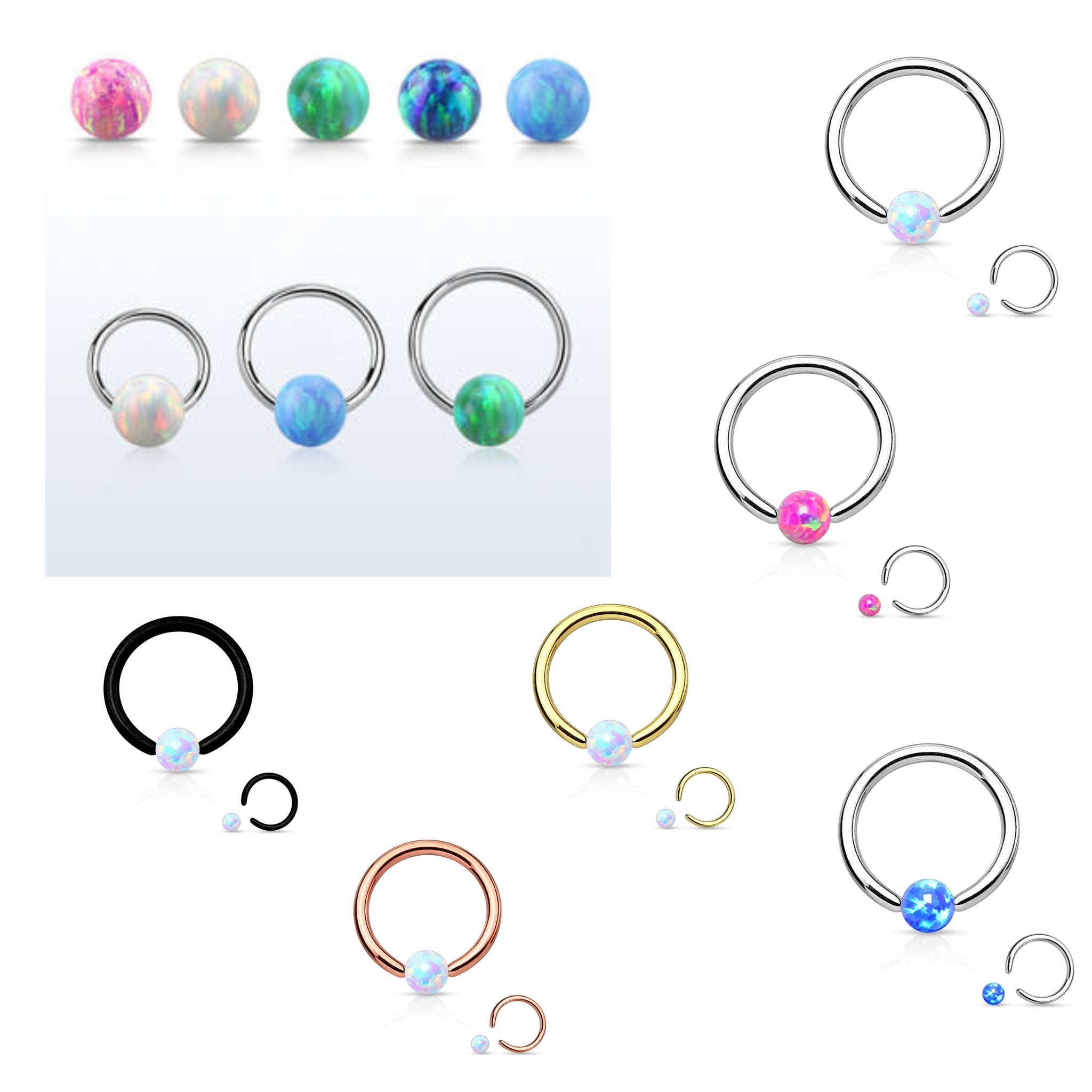 Affliction Rings Captive Bead Rings – Pierced Affliction