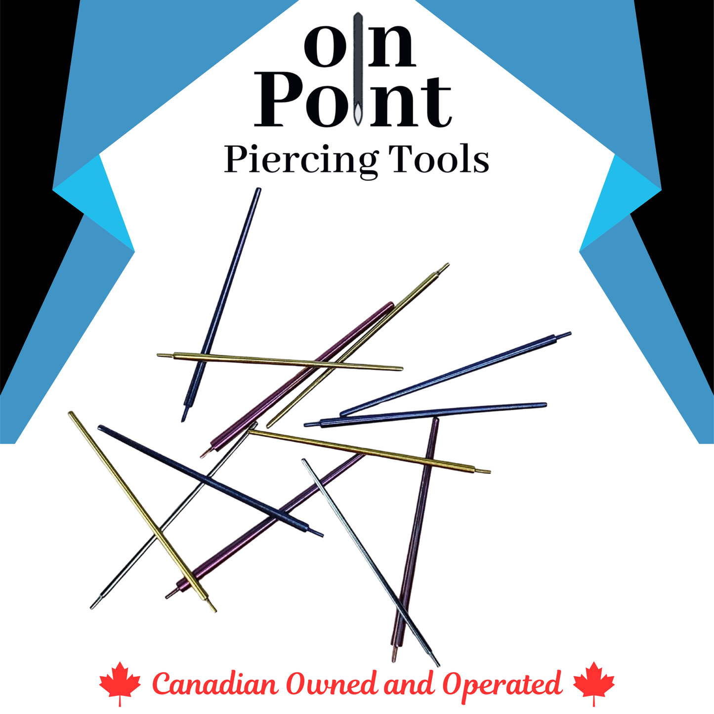 Titanium Pin Taper Pick Gauge - Color Coded