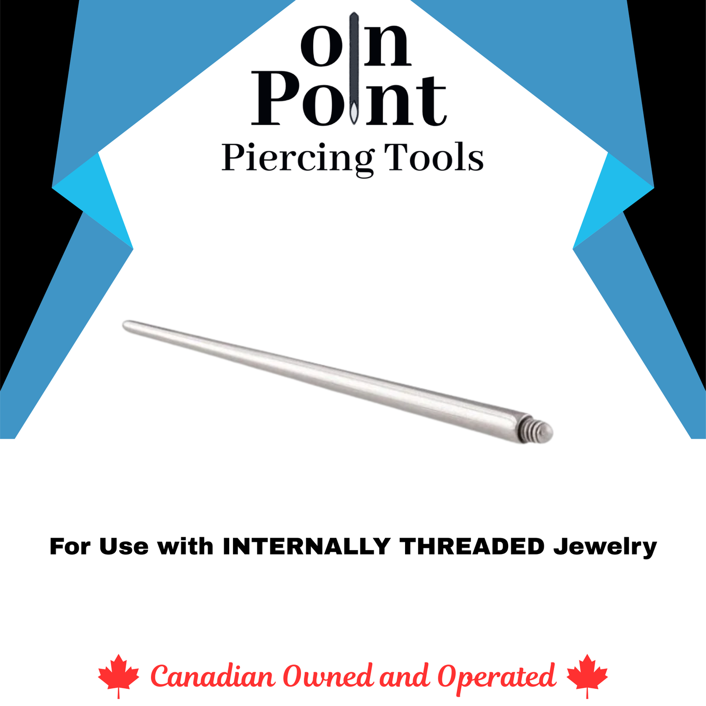 Stainless Steel Threaded Pin Tapers for Internal Threaded Jewelry