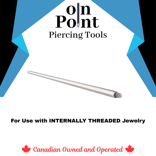 Stainless Steel Threaded Pin Tapers for Internal Threaded Jewelry
