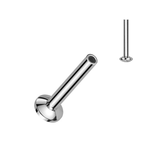 Surgical Steel Threadless Labret - Post Only (3mm Base)