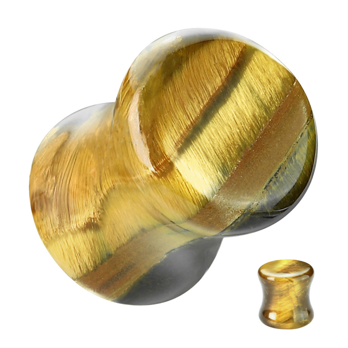 Double Flare Stone & Semi-Precious Stone Plug