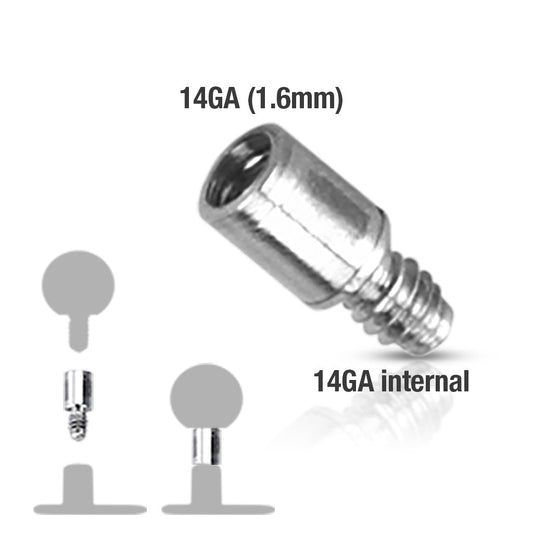 Surgical Steel Extender for Internal Jewelry
