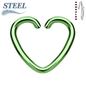 Surgical Steel Annealed Heart Rings (Clearance)