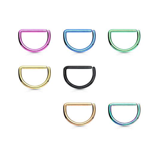 Annealed Colored D Ring Surgical Steel