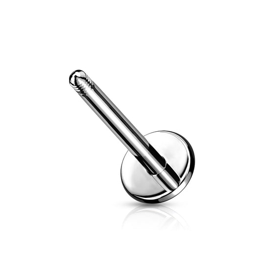 Surgical Steel External Thread Labrets - 4mm Base (Posts Only)