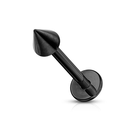 Surgical Steel External Thread Labret with Spike
