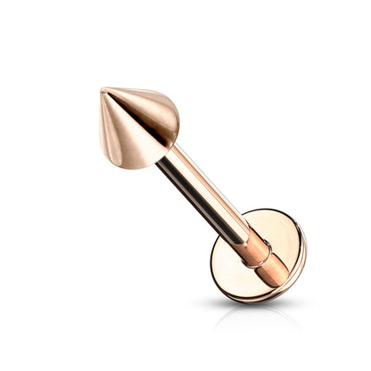 Surgical Steel External Thread Labret with Spike