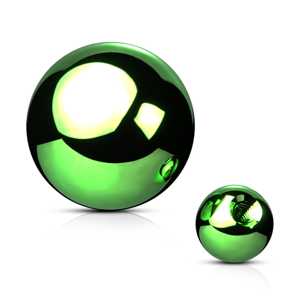 Surgical Steel Externally Threaded Solid Ball (Top Only)