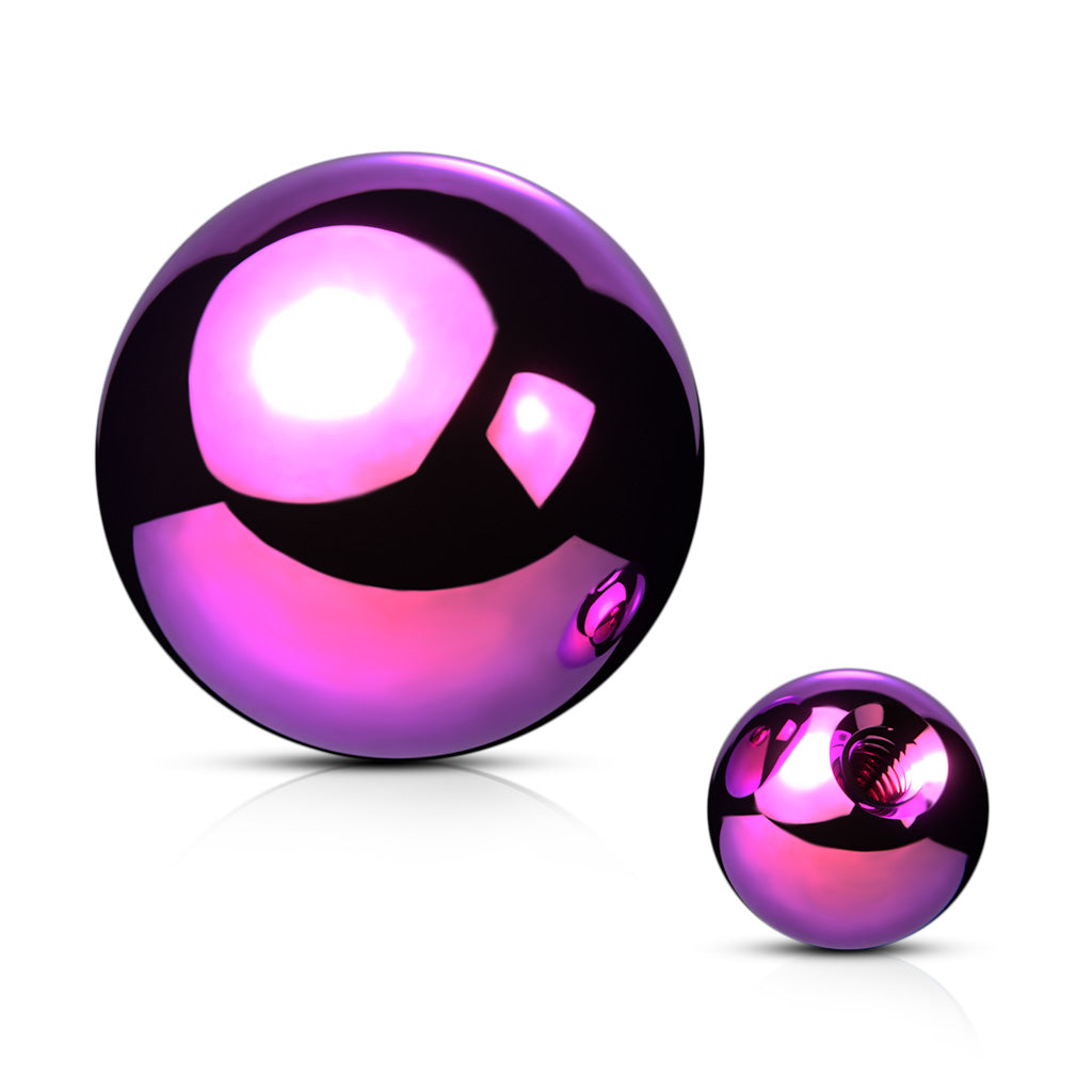 Surgical Steel Externally Threaded Solid Ball (Top Only)
