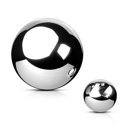Surgical Steel Externally Threaded Solid Ball (Top Only)