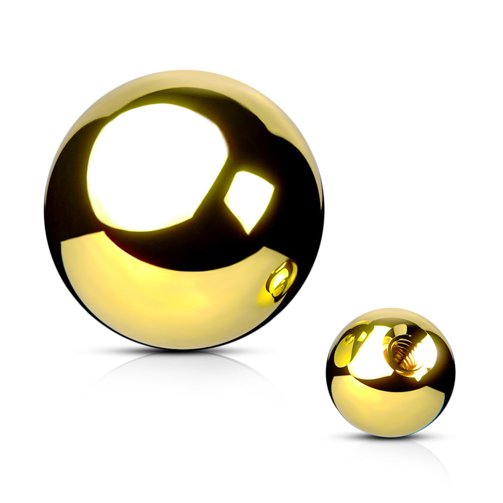 Surgical Steel Externally Threaded Solid Ball (Top Only)