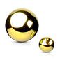 Surgical Steel Externally Threaded Solid Ball (Top Only)
