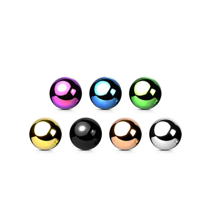 Surgical Steel Externally Threaded Solid Ball (Top Only)