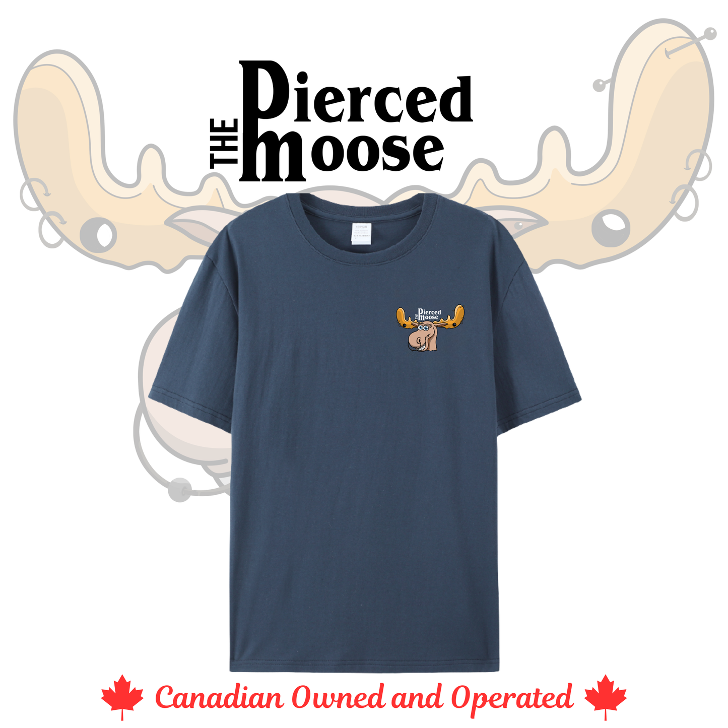 T-shirt - Pierced Moose Logo