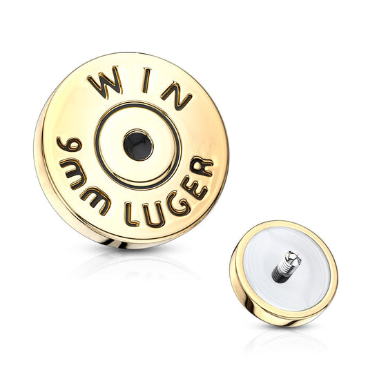Bullet Back Casing Internal Thread Dermal Top