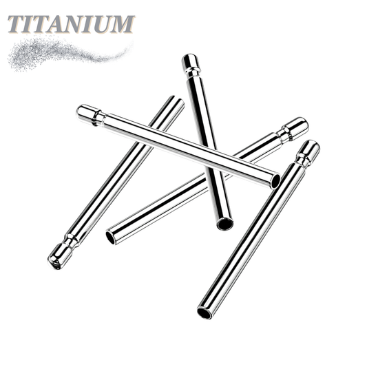 Titanium Threadless Earring Stud Post Only