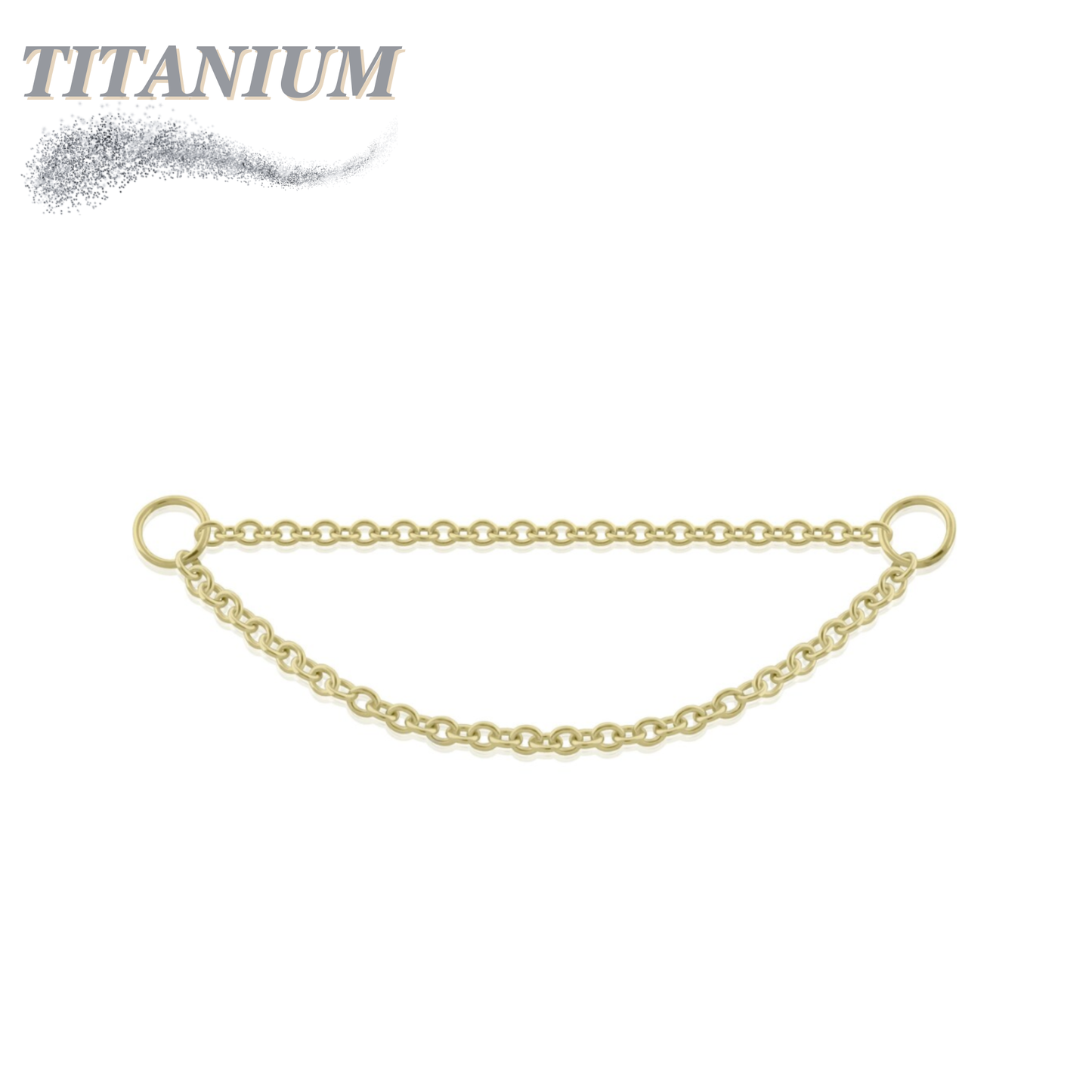 Titanium Connector Double Layer Chain