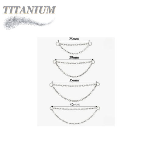 Titanium Connector Double Layer Chain – Pierced Affliction
