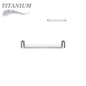 Titanium Flat Surface Bar - 2.5mm Rise