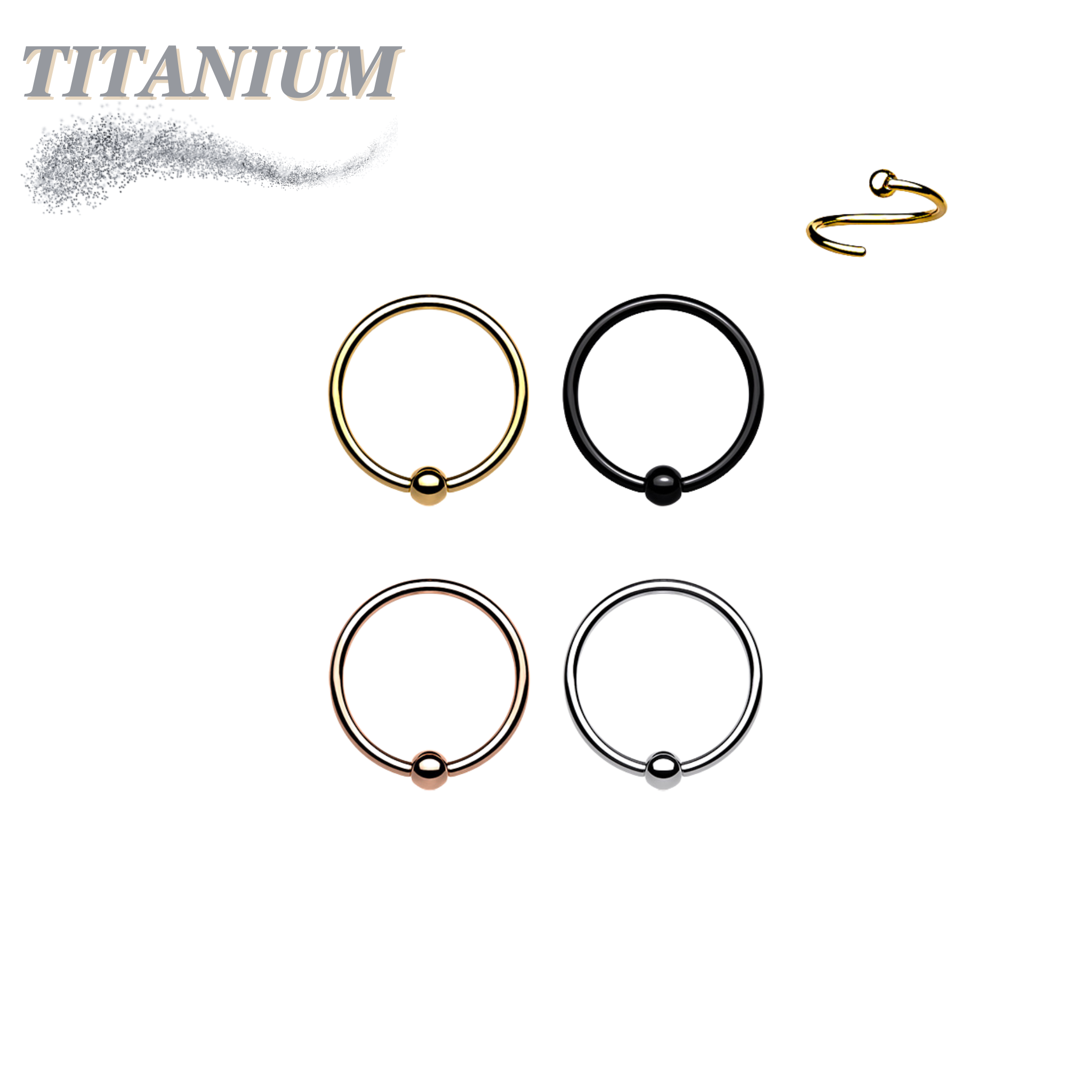 Titanium CBR Fixed Bead – Pierced Affliction