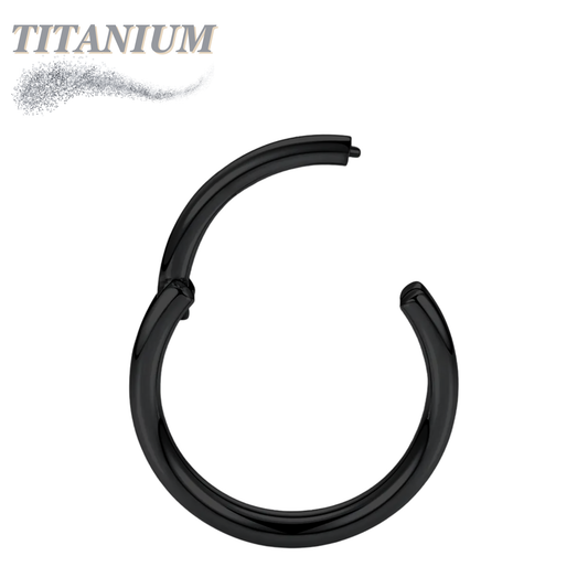 Titanium Hinged Rings 20G & 18G - Coloured