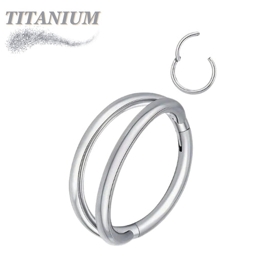 Titanium Separated Double Ring Outer Facing