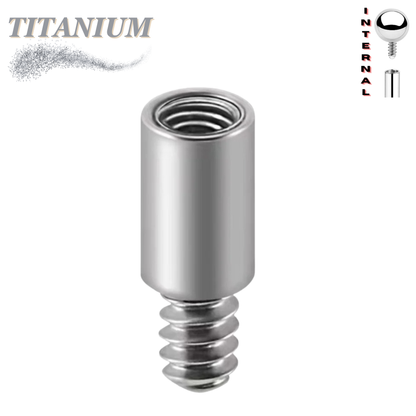 Titanium Internally Threaded Post Extension (Post Only)
