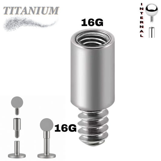 Titanium Internally Threaded Post Extension (Post Only)