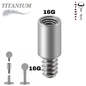 Titanium Internally Threaded Post Extension (Post Only)