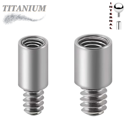 Titanium Internally Threaded Post Extension (Post Only)