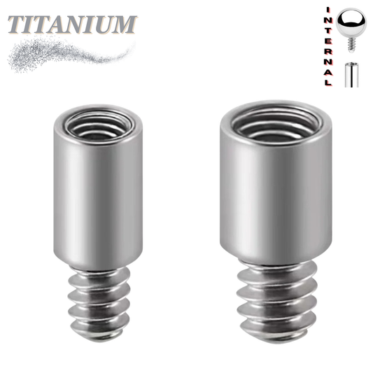 Titanium Internally Threaded Post Extension (Post Only)