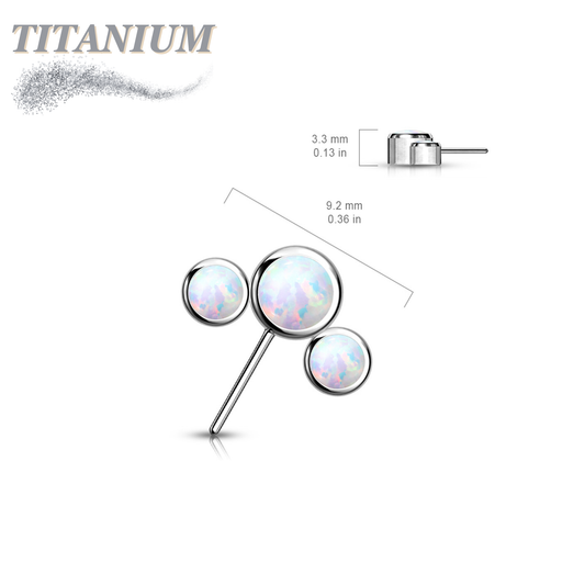 Threadless Front Facing 3 Opal Curve Top Only