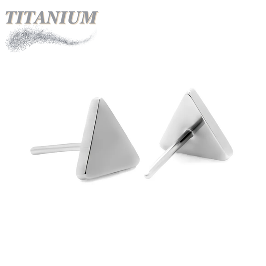 Titanium Threadless Triangle Top Only
