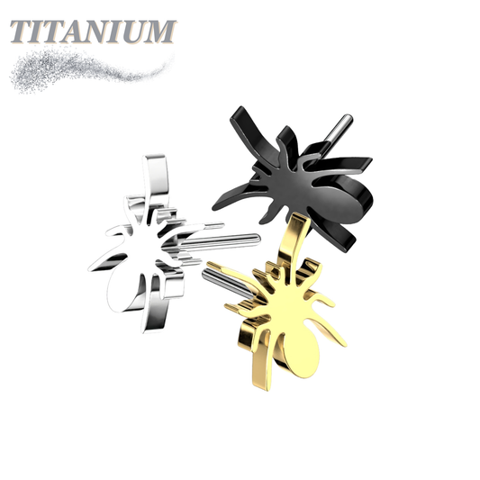 Threadless Titanium Spider Top Only