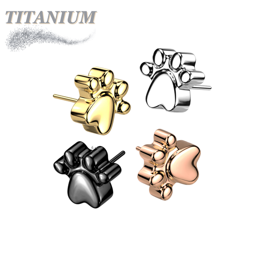 Threadless Titanium Paw Print Top Only