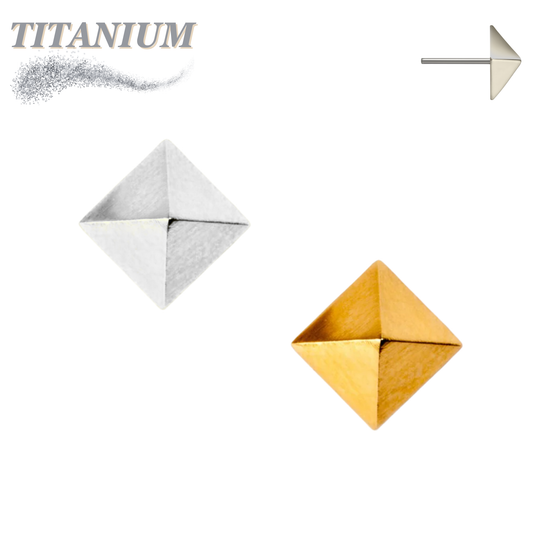 Threadless Titanium 3D Pyramid Top Only